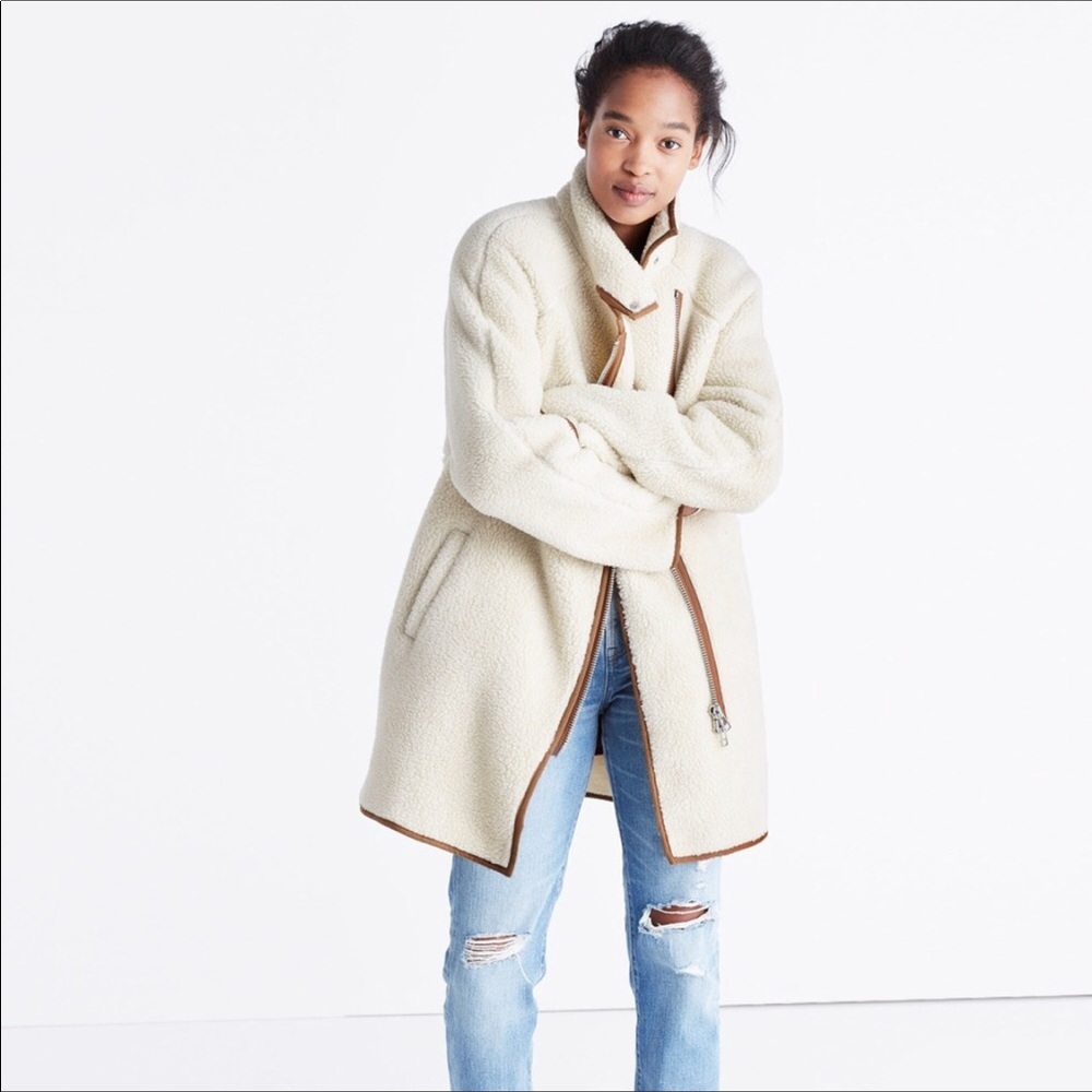 ISO MADEWELL SHERPA COCOON COAT